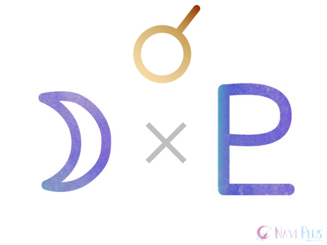 月と冥王星のコンジャンクション